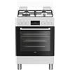 Beko FBE62310GW Cucina a libera installazione 60x60cm piano Gas Forno elettrico vent