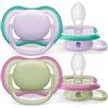 Philips Avent, ciuccio Ultra Air SCF085/24, per bambini da 0 a 6 mesi, senza BPA, con custodia sterilizzante, modello SCF085/24