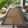 Teppium Carpetsale24 Tappeto Interno Esterno Impermeabile Look Naturale Juta Ideale per Soggiorno Cucina Terrazza e Balcone, Dimensioni: 80x150 cm