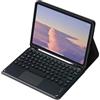 INF Custodia INF con tastiera Bluetooth per Samsung Galaxy Tab S9 FE Nero