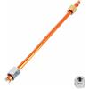 SEIWEI Tubo di scarico per compressore d'aria da 6 mm, tubo di scarico in alluminio, pezzi di ricambio per compressore d'aria (20 cm)
