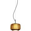 Vistosi PLISSE' SOSPENSIONE P AMBRA SCURA C-PLISSE' GRIGIO CHIARO ACCIAIO SATINATO L32CC LED 3000K 12W 1600lm DIMMERABILE