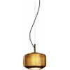 Vistosi PLISSE' SOSPENSIONE P AMBRA SCURA C-PLISSE' GRIGIO CHIARO BRONZO OPACO 2 L22CC LED 2700K 12W 1500lm DIMMERABILE
