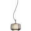 Vistosi PLISSE' SOSPENSIONE P FUME' C-PLISSE' VERDE ACCIAIO SATINATO L22CC LED 2700K 12W 1500lm DIMMERABILE