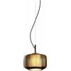 Vistosi PLISSE' SOSPENSIONE P TERRA C-PLISSE' GRIGIO SCURO BRONZO OPACO 2 L22CC LED 2700K 12W 1500lm DIMMERABILE