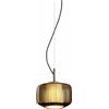 Vistosi PLISSE' SOSPENSIONE P TERRA C-PLISSE' VERDE ACCIAIO SATINATO L32CC LED 3000K 12W 1600lm DIMMERABILE