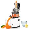 Kuvings - Estrattore di succo REVO830 - Doppio boccaglio, Sistema di taglio automatico - Bianco