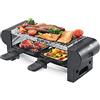 SENYA 2 persone raclette macchina, con pietra di cottura rimovibile, rivestimento antiaderente, 350W, My Little Raclette, SYCK-G065