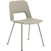 - Sedia Kyra tortora 53,5x50x80cm