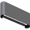 Sovil Applique LED da esterno Sovil Tao 800 lm bi-emissione 17,5x9 cm