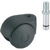 Doerner + Helmer Ruota doppia perno filettato Ø 40 mm