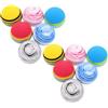 DEARMAMY 12 Pezzi Pallina da Golf da Allenamento Eva, Leggera | Design Realistico, per Migliorare L'abilità, Uso in Giardino e Casa, Adatta a Pratica e Gioco