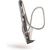 Elite Moreo Inox Portaborraccia Bici - Piastra Nera - Acciaio Inossidabile, Robusto, Anticorrosione e dal Design Premium