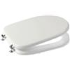 Ponte Giulio B41DEC35 Sedile Chiuso per WC Disabili o Anziani, Serie Casual, Bianco