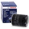Bosch P2041 - Filtro Olio | Compatibile con: ALFA ROMEO MITO, BRILLIANCE BS4, BS6, CITROËN C4 AIRCROSS, C-CROSSER, C-CROSSER ENTERPRISE, FIAT 500, 500 C