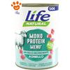 Life Dog Natural Monoprotein Menù Agnello - Lattina Da 400 Gr