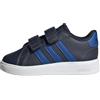 adidas Scarpe da Ginnastica Bianche Grand Court Lifestyle Hook And Loop