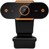 loxeu Webcam 1080P Full HD Fotocamera PC Autofocus Micro Cancellazione Rumore Grande Angel 85°, Fotocamera USB Plug & Play per Streaming Gaming Win10 Video Conferenza