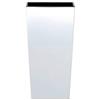 Prosperplast Vaso di fiori Prosperplast Urbi in plastica quadrato alto 19 L CON vasca color bianco 45 (altezza) x 24 (larghezza) x 24 (profondità) cm