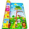 Rrlihjgu Tappeto Attività Bambini 200x180cm Pieghevole a Doppia Faccia | Tappetino Per Per Casa Asilo Scuola Materna Soggiorno Camera Da