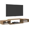 vidaXL Mobile TV da Parete A parete Rovere Artigianale
