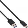 Inline Cavo InLine Cavo USB 3.1, Type-C a Type A M/M, 1,5m nero [35714]