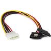 StarTech.com Adattatore splitter cavo di alimentazione Y LP4 a 2 SATA latching da 30 cm - Molex 4 pin a dual SATA