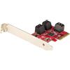 Startech.com Scheda PCIe Startech.com 3.0 a 6 connettori SATA 6Gbps [6P6G-PCIE-SATA-CARD]