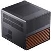 JONSBO Case Jonsbo N5 Mid-tower per NAS Atx/Eps/4xventola 120mm/Nero/Legno