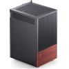 JONSBO Case Jonsbo T6 Mini-Tower, Mini-ITX, Tempered Glass, Nero/Legno