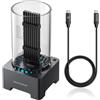 Graugear Docking Station ssd Graugear Usb 4.0 M.2 NVMe SSD con dissipatore e ventola