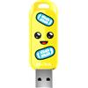 Sandisk Pen Drive 64GB Sandisk Peely SDCZIF-064G-G46 USB-A 130Mbps Giallo