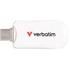 Verbatim Pen drive 64GB Verbatim Plectra Usb-c 100Mbps Bianco [SGVRBC064030228]