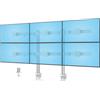 Startech.com Supporto da scrivania StarTech.com per 6 monitor LCD 17-32" Acciaio-Bianco [6-MONITOR-ARM-A]