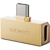 FiiO x SNOWSKY Tiny A - dorato - Amplificatore per cuffie con DAC (connessione USB-C e jack da 3,5 mm)