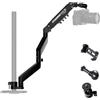 TARION Titanrig Braccio Module W Fotocamera Articolato Supporto da Tavolo | Braccio per Monitor con Molla a Gas da 0-6 kg, Flessibile con Giunto Sferico a 360°, Compatibile con Aste da 35 mm