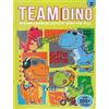 Team Dino Sticker Coloring Book For Kids (Tascabile)