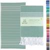 WETCAT Telo mare turco, 96 x 180 cm, 100% cotone, senza sabbia, ad asciugatura rapida, per adulti, oversize, extra large, asciugamano da viaggio, leggero, regalo da spiaggia, accessori da spiaggia,