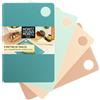 Moritz & Moritz - Set Taglieri Cucina - 4 Tagliere Flessibile da cucina - 29 x 19 cm - Superficie Antiscivolo per Un Taglio Sicuro - Tagliere da Cucina Plastica - Tagliere plastica flessibile