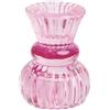 Talking Tables Piccolo portacandele in vetro rosa per candelieri o luci da tè | Decorazioni decorative per la tavola di San Valentino per interni o esterni, decorazione per la casa estiva, matrimonio