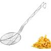 Westmark Frying Spoon Pro - Schiumarola in acciaio inossidabile - Mestolo per patatine fritte & Co - Per friggere, sbollentare e raccogliere - Argento, Ø 12,8 cm