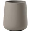 Zone Denmark Nova One - Bicchiere per spazzolino da denti in ceramica con rivestimento soft touch, diametro 8 cm, altezza 10 cm