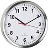 TFA Dostmann 60.3529.02 Orologio da Parete radiocontrollato con silenziosa Orologio spazzata Senza ticchettio