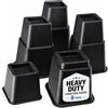 Home It - Set di 4 rialzi Regolabili per Alzata o mobili, Altezza 8, 12,7 e 7,6 cm
