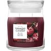 Yankee Candle Signature Candela in Giara Media Black Cherry 50 Ore
