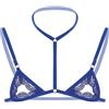 YEMYIQZ Men's Sissy Lace Bra Bralette Tops