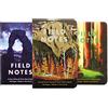 Field Notes: National Parks Series (Serie D - Grand Teton, Arches, Sequoia) - Confezione da 3 quaderni a quadretti - 8,9 x 14,9 cm