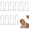 ZZHBOO Confezione da 10 spazzolini da denti per bambini, adatti a bambini dai 6 mesi in su, spazzolini da dito, ideali per l'igiene orale infantile, 5,4 * 1,7 cm