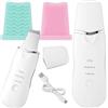 KRUMAD Skin Scrubber - Dispositivo di rimozione dei punti neri per il viso, 3 W, dispositivo per la cura della pelle con batteria, ABS + silicone 200 mAh, per acne, pulizia profonda dei pori ed