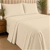 NARCISO - Set Lenzuola Letto Singolo 3 Pezzi Tinta Unita Embossed, Completo Lenzuola Singolo in Microfibra Traspirante ed Anallergica, Biancheria da Letto Made in Italy (Sabbia)